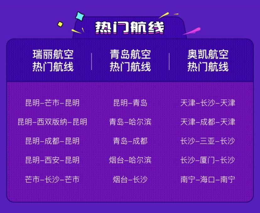 跨航司无限飞