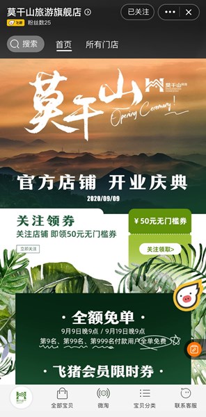 飞猪百亿补贴