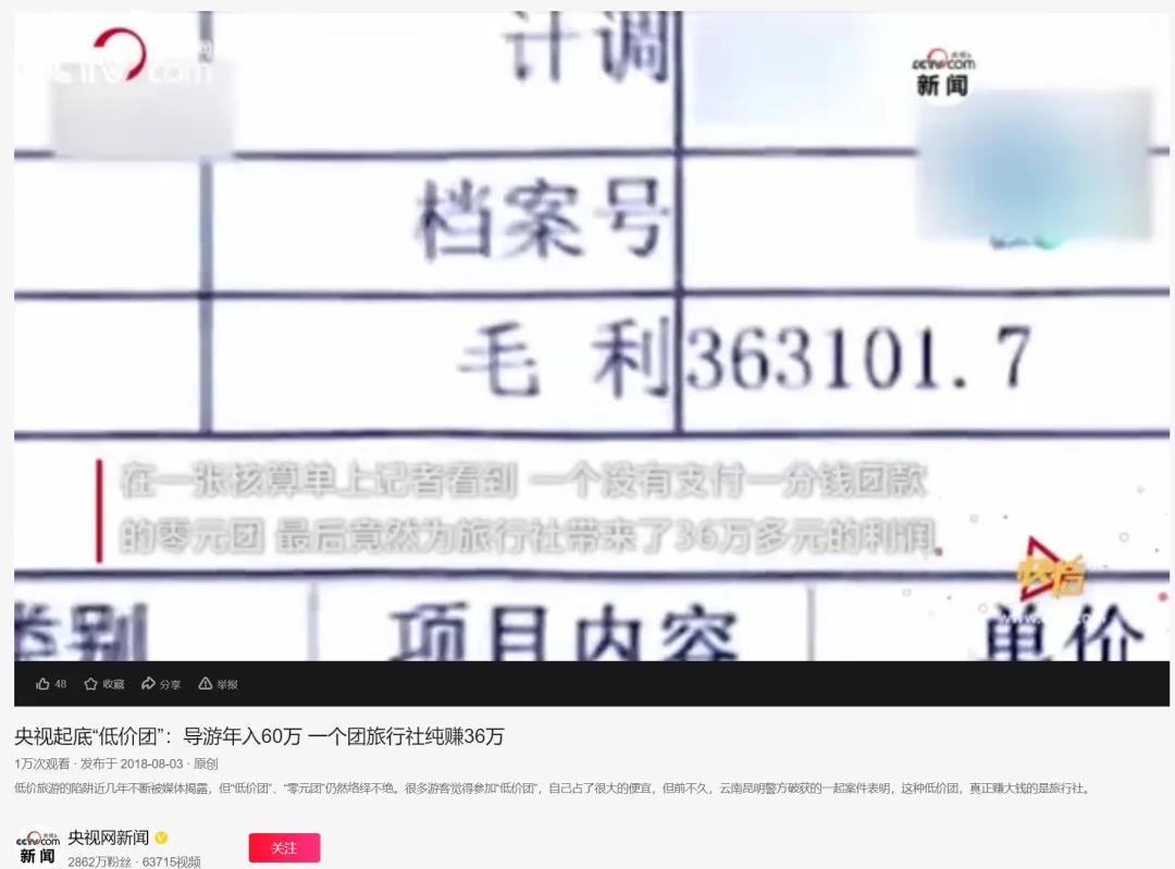 低价旅游团